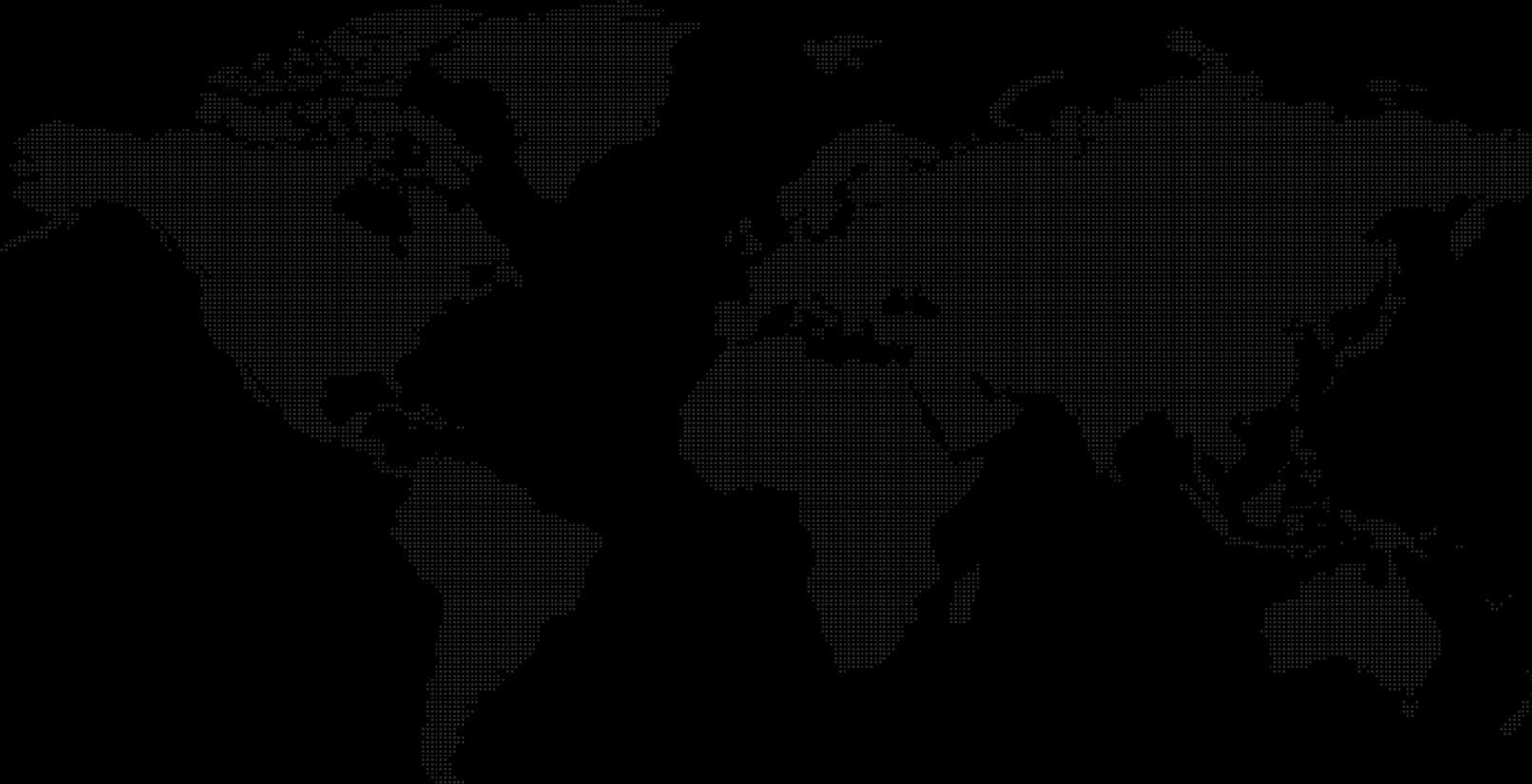 world map where countries are represented by dots